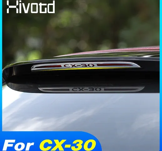 Per Mazda CX30 CX-30 2020-2022 Luci Dei Freni Posteriori LED High Mount Luce di Arresto Fa...