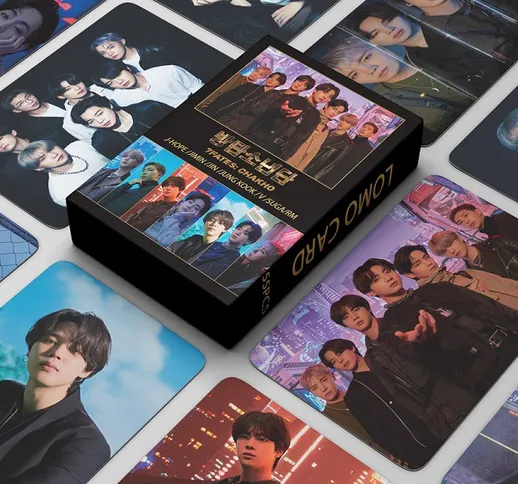 55 BTS bangtan boys nuovo album 7 FATES carta fotografica per la raccolta di periferiche f...