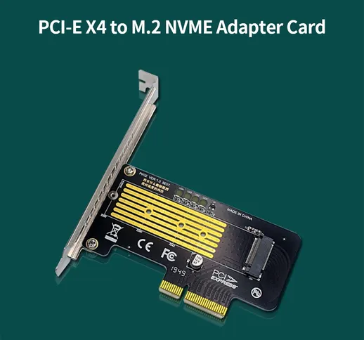 Scheda adattatore M.2 NVME Scheda PCI-E X4 a scheda di espansione NVME Scheda adattatore S...
