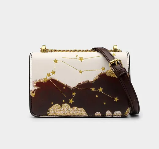 Borsa piccola ck limited bag da donna 2019 new fashion star constellation hit color wild i...