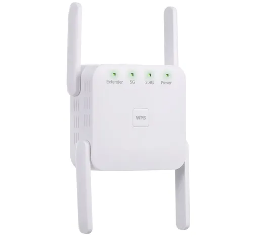 1200Mbps 2.4G 5G Ripetitore WiFi a doppia frequenza WiFi Extender Wireless Signal Booster...