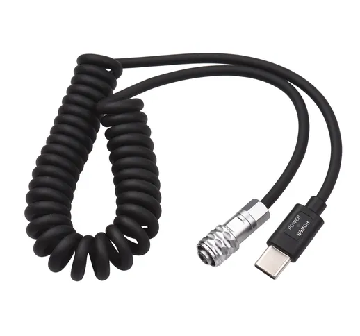 Sostituzione del cavo di alimentazione USB-C Andoer per Blackmagic Pocket Cinema Camera BM...