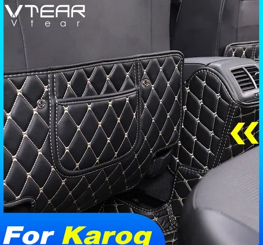 Vtear Per Skoda Karoq anti-calcio copertura decorazione Auto sedile interno Anti-sporco mo...