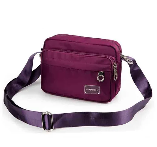 Borsa da donna in tessuto Oxford impermeabile borsa a tracolla casual borsa a tracolla sel...