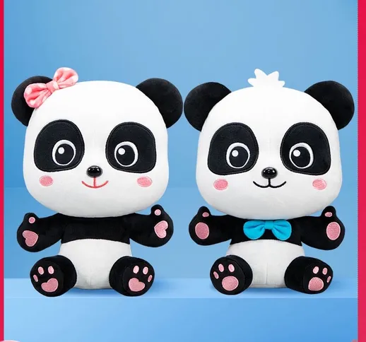 Baby bus giocattoli bambole di peluche travestiti bambole panda strane e meravigliose bamb...