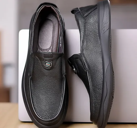 Nuove scarpe da uomo autunno uomo d'afri abbigliamento formale scarpe di pelle piccola ten...