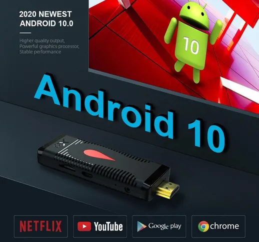 X96 S400 TV Stick 4k Smart TV Box Dongle 2.4G Wifi Mini TV Stick Android 10 TV Dongle 2G/1...