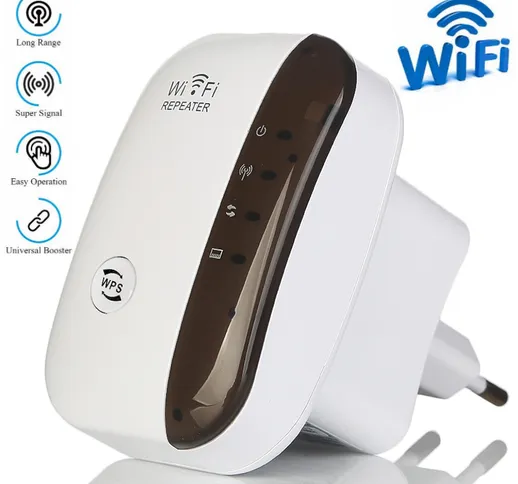 Wireless Wifi Repeater Wifi Range Extender Router Amplificatore di segnale Wi-Fi 300Mbps W...