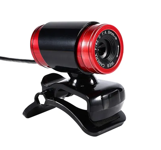 USB 2.0 0.3 milioni di pixel HD Camera Web Cam con clip MIC 360 gradi per desktop Skype Co...