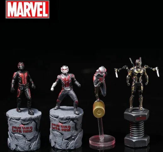 Disney Marvel Avengers Ant Man Action Figure Seduta Postura Modello Anime Mini Bambola Dec...