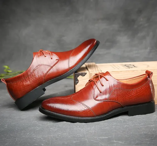 New Style Fashion Autunno nuove scarpe casual da uomo in pelle da uomo d'affari britannich...