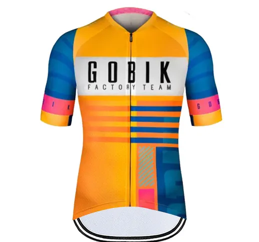 2021 GOBIK Maglia da ciclismo da uomo manica corta MTB Bike Shirt Jersey Abbigliamento da...