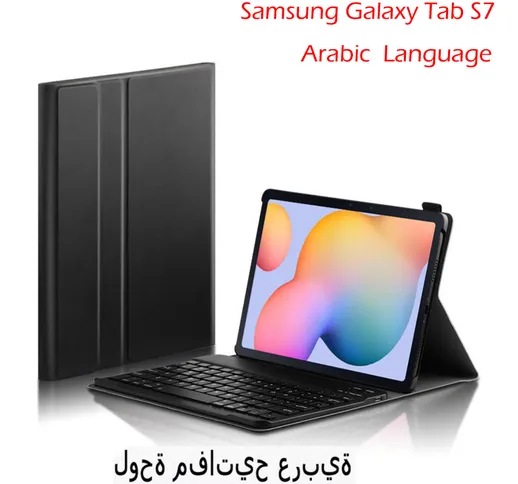 Tastiera esterna per tablet Bluetooth Samsung Galaxy S7 Custodia per tablet arabo