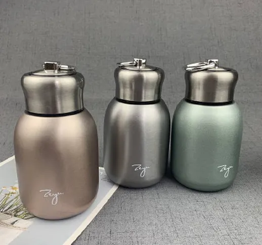 Thermos portatile da 300 ml Boccetta sottovuoto da tè con filtro Tazza termica in acciaio...