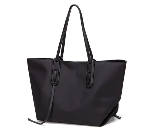 Borsa tote Borsa da donna in tessuto Oxford nuova moda alla moda all-match borsa a tracoll...