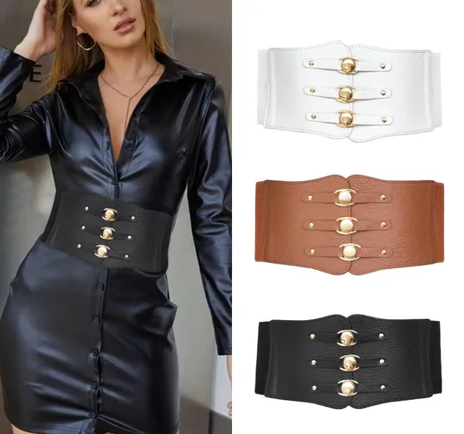 Cintura larga coetto elastico plus size scia da smoking grandi cinture per donna vestito i...
