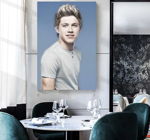 One Direction Niall Horan Poster Canvas Art Poster e Wall Art Picture Print Modern Family...