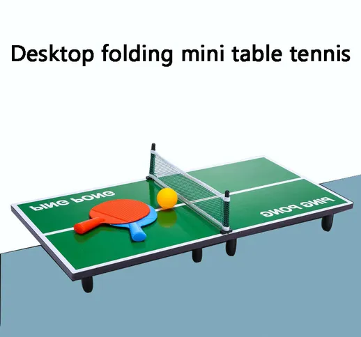 Mini tavolo da ping pong giocattolo regalo, tavolo da ping pong e biliardo per bambini, gi...