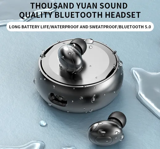 Auricolari wireless Auricolari Bluetooth in-ear True Cordless con microfono integrato, aur...