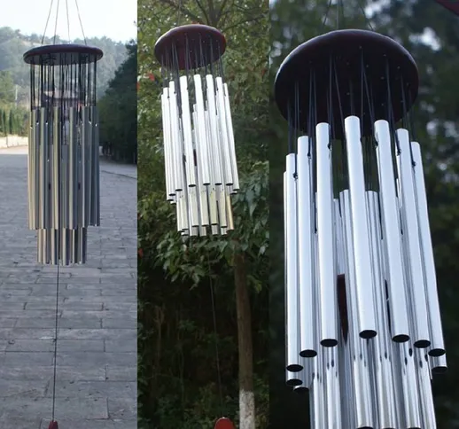 New Hot Wind Chimes Outdoor Large Deep Tone Hanging Ornament Garden Home Mobiles Windchime...
