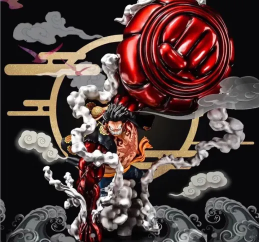 One Piece Mengqi D Rufy a quattro mani fai grande statua grande uomo serpente modello gran...
