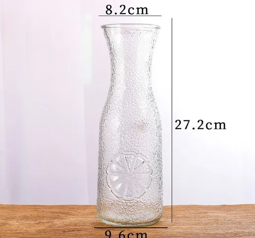 Creativo crisantemo di ghiaccio vaso moderno semplice vaso di vetro disposizione dei fiori...