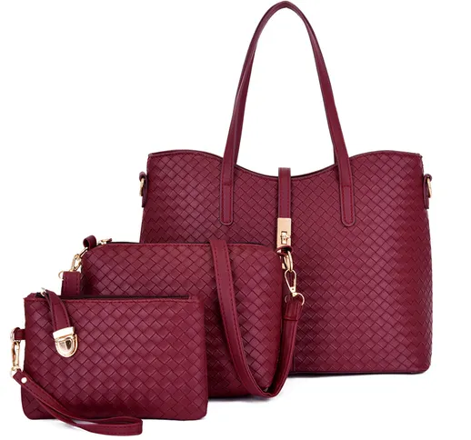 Borsa da donna New Style, Messenger Bag, semplice e suggestiva, borsa a mano in tre pezzi...