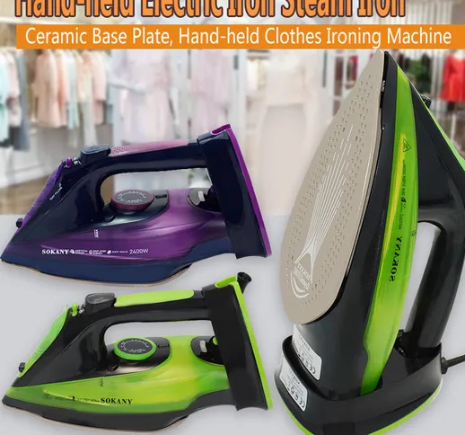 Ferro da stiro elettrico portatile di nuovo stile, spazzola a vapore, macchina da stiro po...