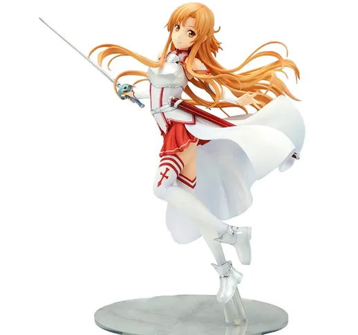 Sword Art Ordinal Scale Online Anime Model Yuuki Asuna Action Figure 23CM PVC statua Gioca...