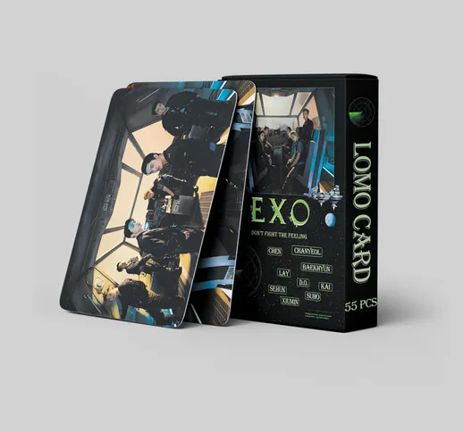 2021 card EXO self-made periferiche lomo card nuovo album 54 foto poster Bian Boxian Meitu...