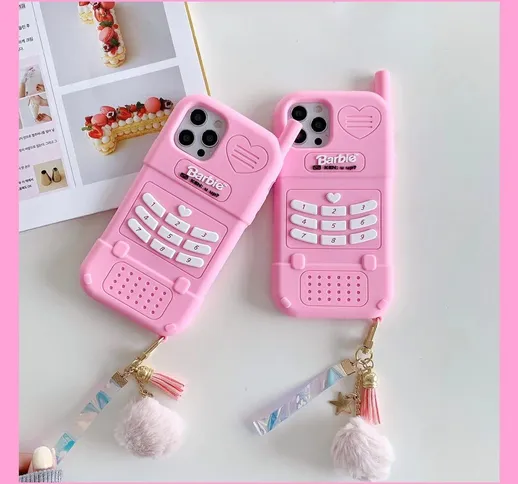 Barbie Phone iPhone 12 mini Mobile Shell iPhone 12 Pro Creative Big Brother 8plus Lettera...