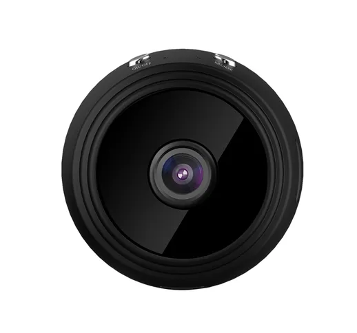 1080P WiFi 迷你相机视频摄像机摄录机 150° 广角红外夜视运动检测 128GB 扩展内存 240mAh 电池
