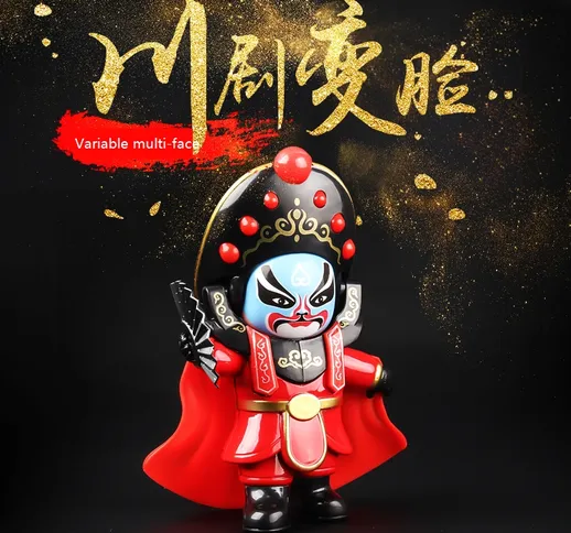 Bambola che cambia faccia Sichuan opera bambola Sichuan Opera di Pechino trucco facciale r...
