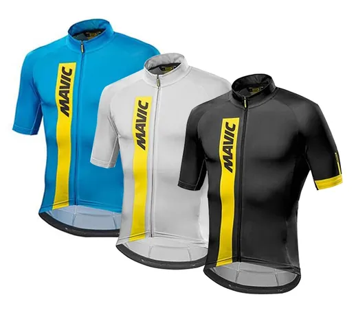 2021 MAVIC Pro Team Summer Cycling Jerseys Bike Shirt Abbigliamento da uomo Bike Outdoor M...