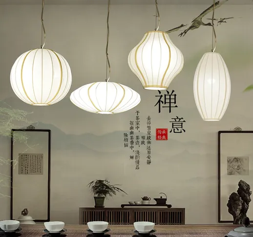 Zen Nuovo lampadario cinese Ristorante antico Negozio di pentole calde Sala studio Sala da...