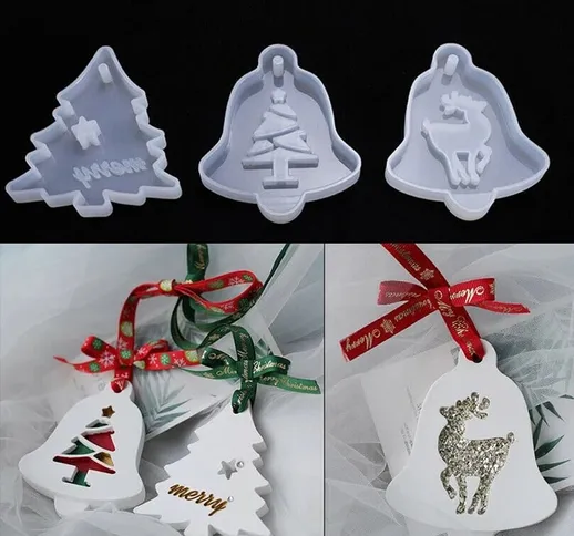 > 14 anni Silicone Unisex Altro singolo Abilità pratica Natale Etichetta decorativa resina...
