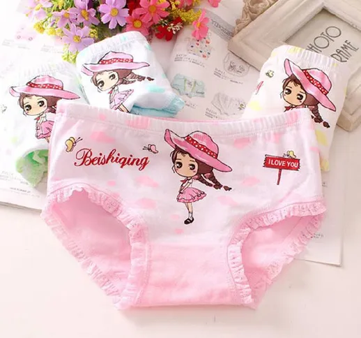 3 pezzi di biancheria intima per bambini biancheria intima per bambini in cotone pantalonc...