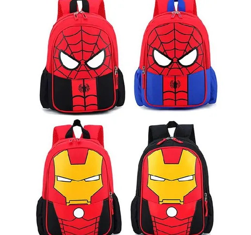 Zaino Disney Spiderman New Style Cartoon Bags Boy Girls Kindergarten Nursery Zaino per bam...