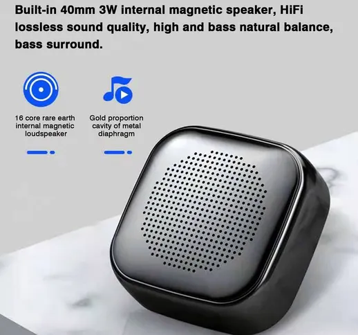 Altoparlanti Bluetooth M1 Mini altoparlante wireless portatile Altoparlante subwoofer per...