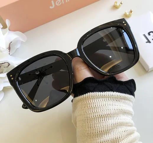 2021 new Jennie co-branded kuku occhiali da sole quadrati oversize con montatura femminile...