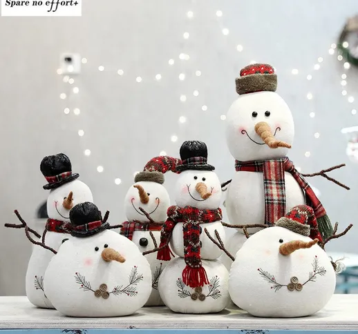 Decorazioni natalizie per la casa Bambola adorabile del pupazzo di neve Giocattoli in pied...