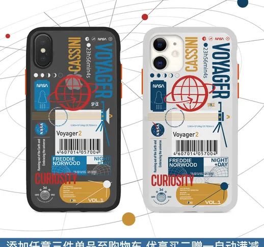 ins new space design adatto per iphone 12 custodia per cellulare 11 pro max universo XR al...