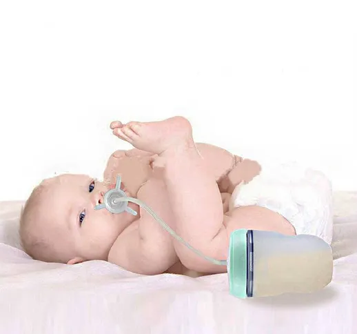 Biberon da 250 ml Tazza per bambini Silicone Sippy Formazione per bambini Cute Baby Acqua...