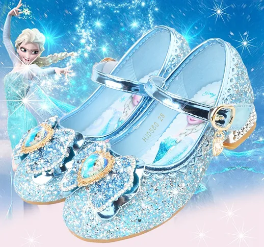 New Style Factory Direct Scarpe da ragazza, tacchi alti, scarpe di cristallo principessa p...