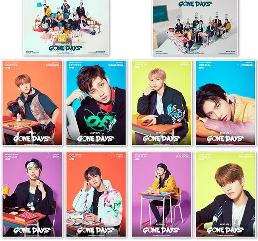 Stray Kids Mixtape Gone Days album fotografico poster pittura autoadesiva pittorica appesa...