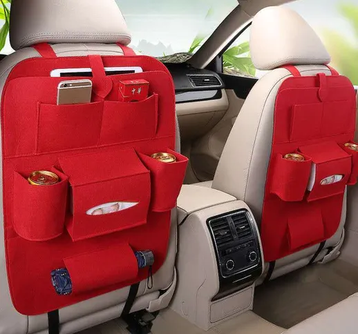 [Anti-kick ispessimento] Tasche per sedili di protezione universale per auto, borsa multif...