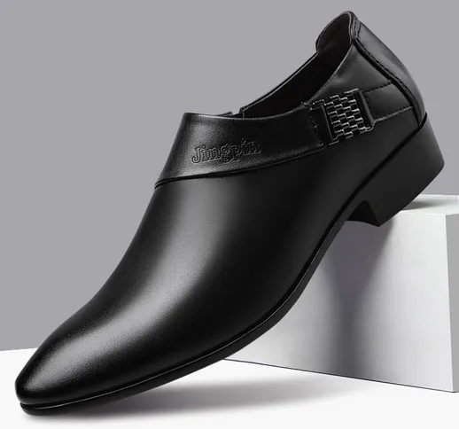 Nuovo stile scarpe in pelle da uomo di grandi dimensioni business abbigliamento formale sc...