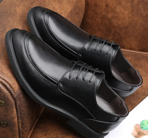 Nuove scarpe da uomo autunno uomo d'affari abbigliamento formale scarpe di pelle piccola t...