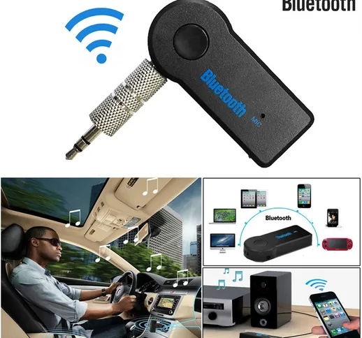Car Music Audio Ricevitore Bluetooth Adapte Blutooth Wireless per Aux 3.5 mm Stereo per al...