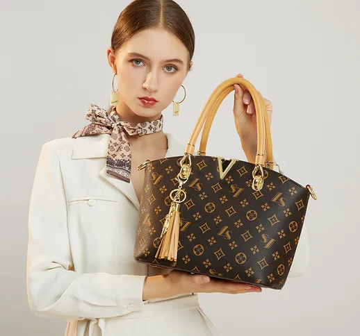 Vendita calda semplice moda urbana borsa di marca di lusso borsa da donna nuova borsa a tr...